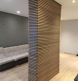 Декор стін горизонтальними рейками - Київ | ZenWood