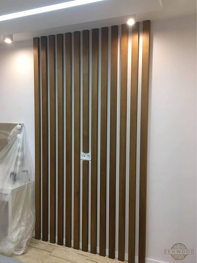 Декор стін вертикальними рейками - Київ | ZenWood