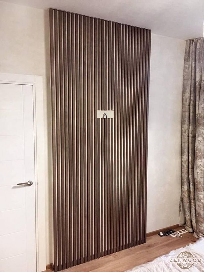 Декор стін вертикальними рейками - Київ | ZenWood