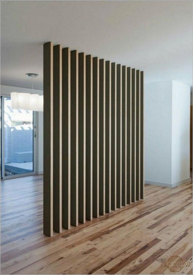 Перегородка зонування вертикальним брусом - Київ | ZenWood