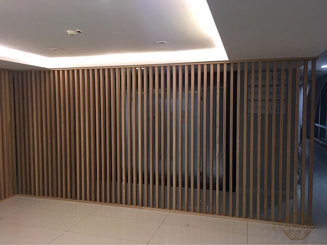 Перегородка зонування вертикальним брусом - Київ | ZenWood