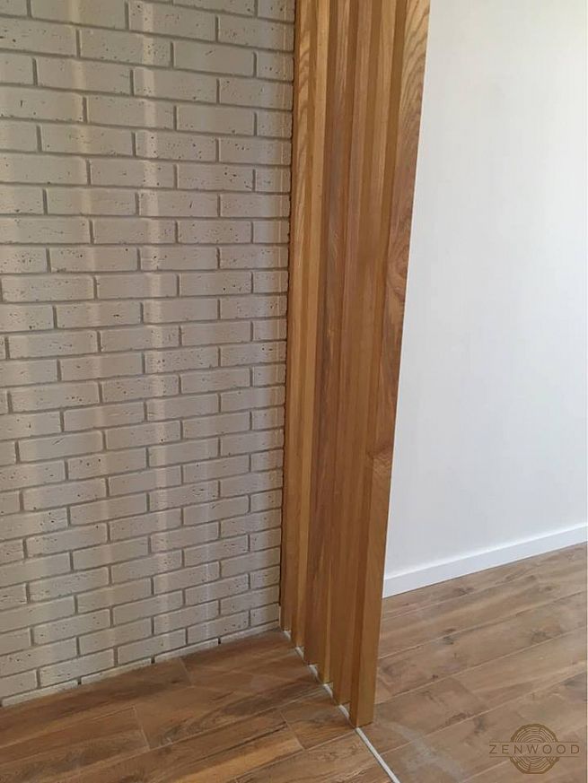 Перегородка зонування вертикальним брусом - Київ | ZenWood