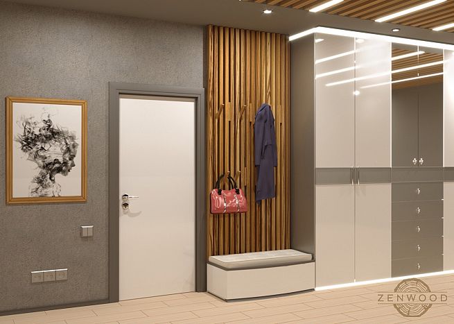 Forte - Вешалка со средними выдвижными крючками - Киев | ZenWood