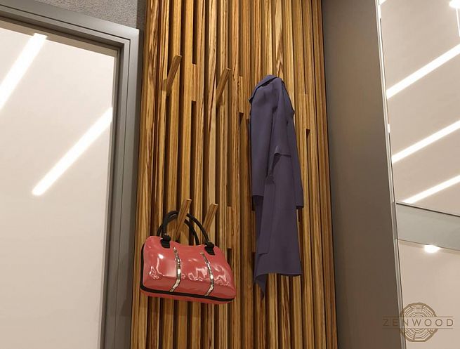 Forte - Вешалка со средними выдвижными крючками - Киев | ZenWood