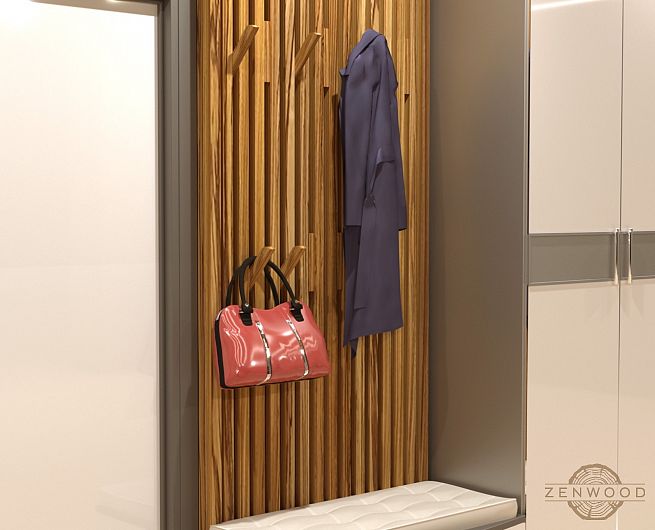 Forte - Вешалка со средними выдвижными крючками - Киев | ZenWood