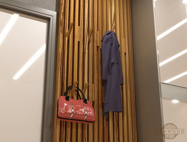 Forte - Вешалка со средними выдвижными крючками - Киев | ZenWood