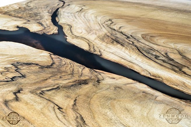 Столи з епоксидної смоли і дерева - Київ | ZenWood