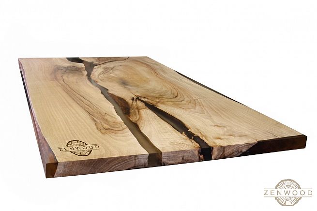 Столи з епоксидної смоли і дерева - Київ | ZenWood