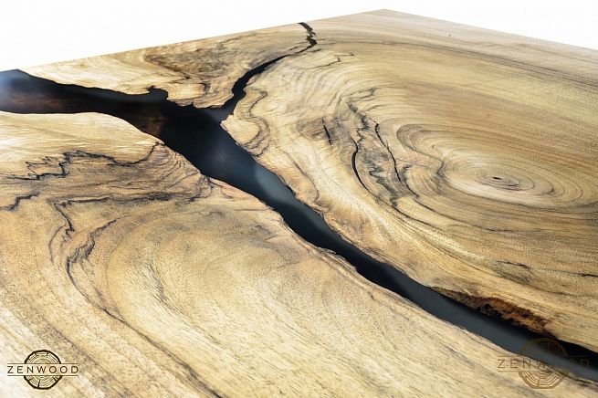 Столи з епоксидної смоли і дерева - Київ | ZenWood