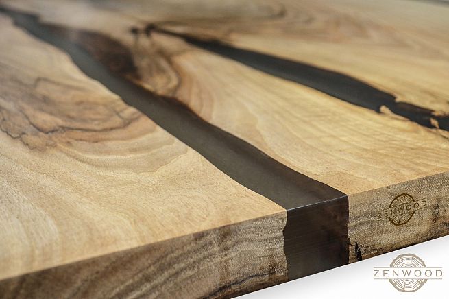 Столи з епоксидної смоли і дерева - Київ | ZenWood