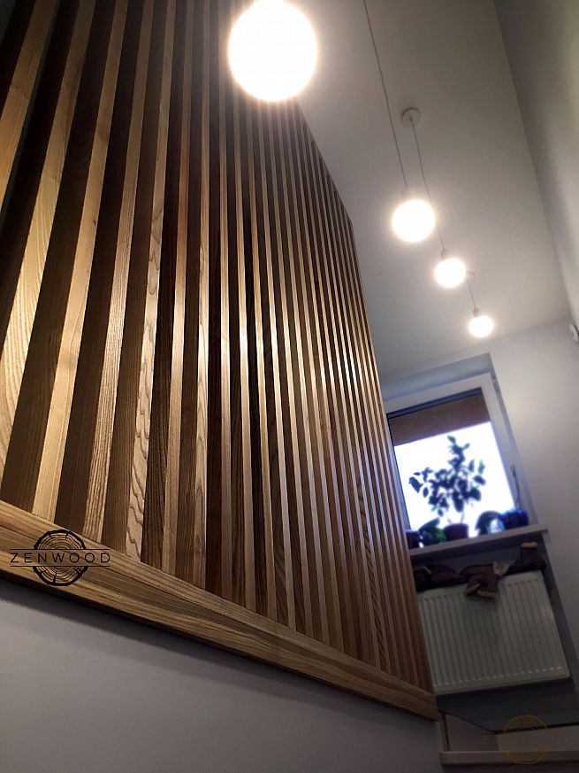 Перегородка зонування вертикальним брусом - Київ | ZenWood