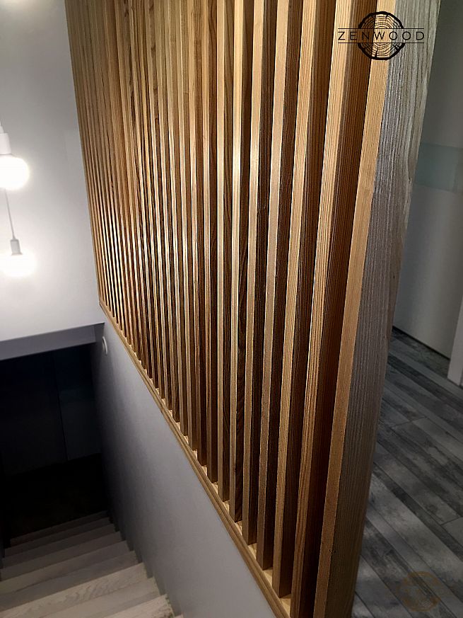 Перегородка зонування вертикальним брусом - Київ | ZenWood