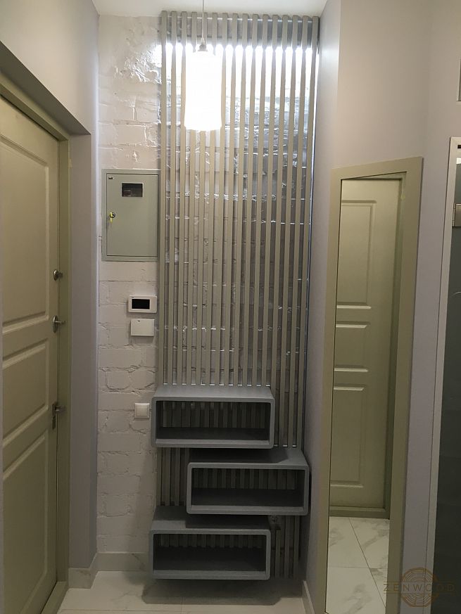 Декор стін вертикальними рейками - Київ | ZenWood