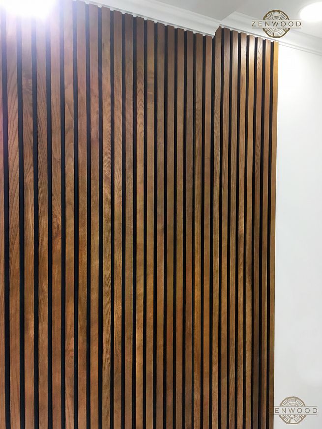 Декор стін вертикальними рейками - Київ | ZenWood