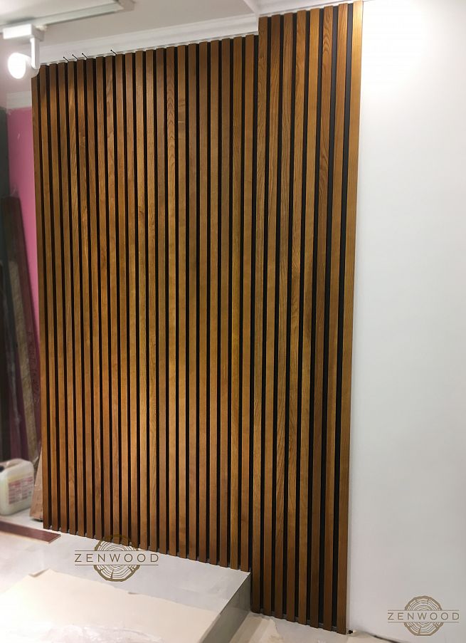 Декор стін вертикальними рейками - Київ | ZenWood