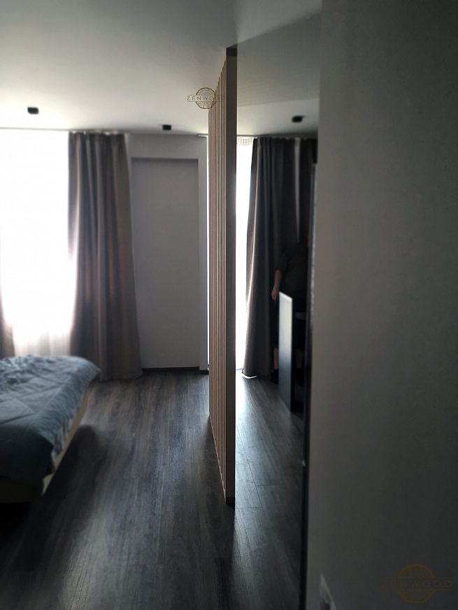 Перегородка зонування вертикальним брусом - Київ | ZenWood