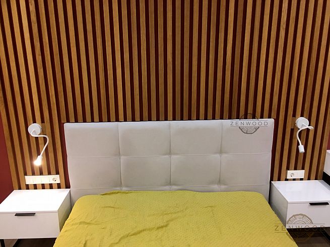 Декор стін вертикальними рейками - Київ | ZenWood