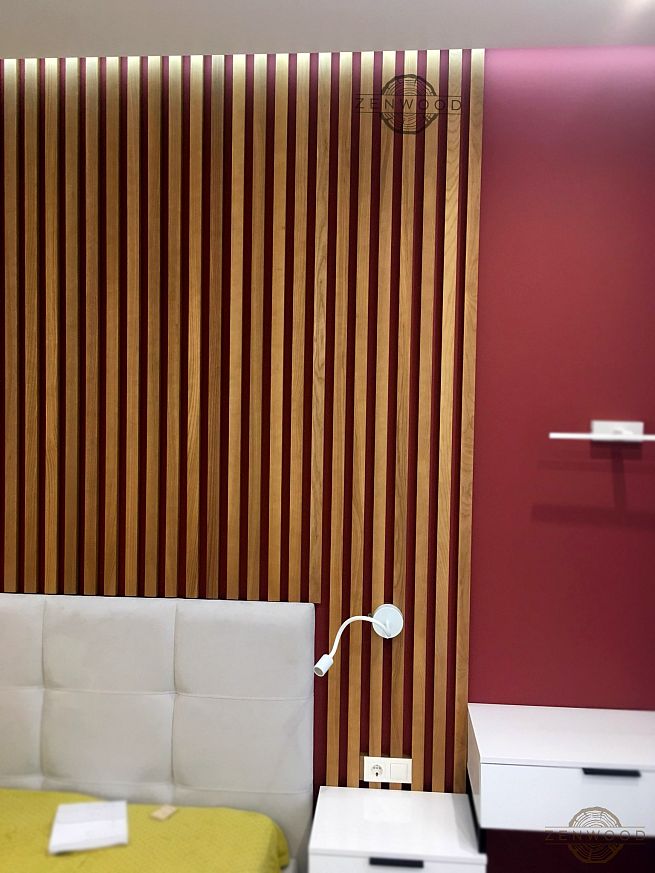 Декор стін вертикальними рейками - Київ | ZenWood