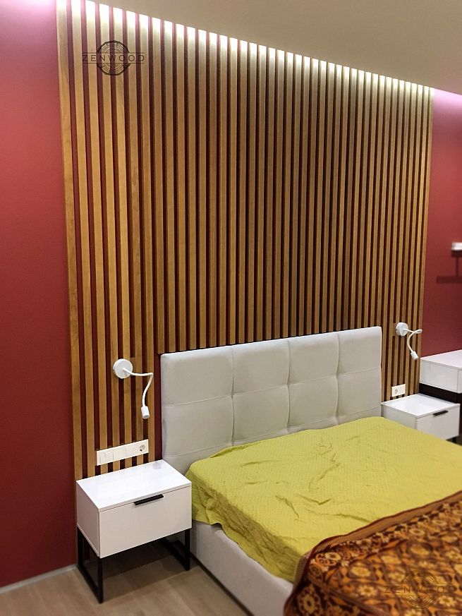 Декор стін вертикальними рейками - Київ | ZenWood