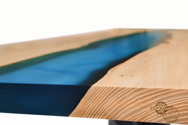 Столи з епоксидної смоли і дерева - Київ | ZenWood