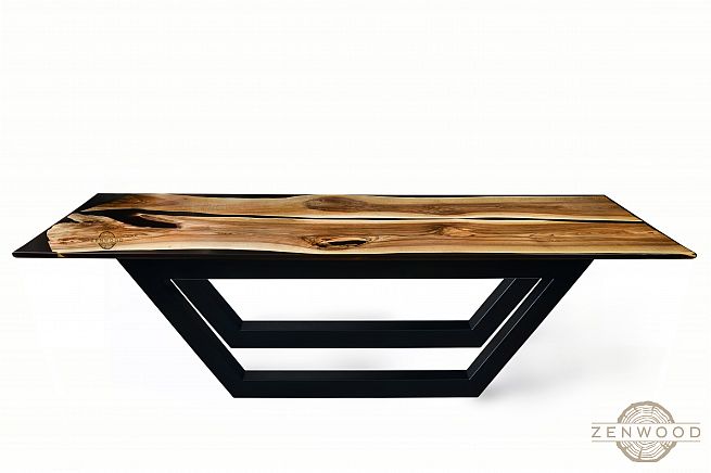 Столи з епоксидної смоли і дерева - Київ | ZenWood