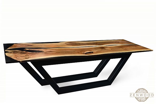 Столи з епоксидної смоли і дерева - Київ | ZenWood