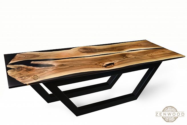 Столи з епоксидної смоли і дерева - Київ | ZenWood