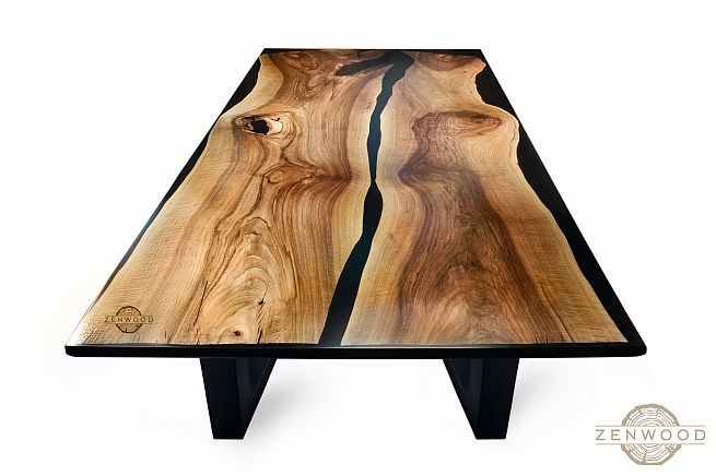 Столи з епоксидної смоли і дерева - Київ | ZenWood