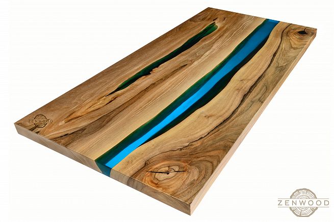 Столи з епоксидної смоли і дерева - Київ | ZenWood