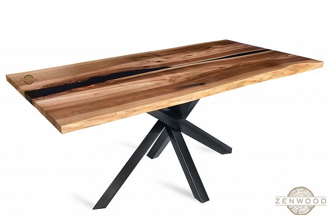 Столи з епоксидної смоли і дерева - Київ | ZenWood