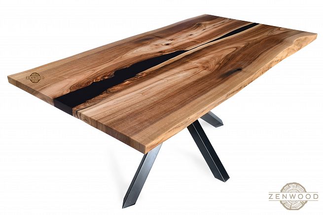 Столи з епоксидної смоли і дерева - Київ | ZenWood