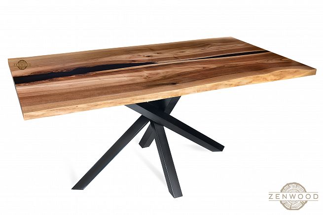 Столи з епоксидної смоли і дерева - Київ | ZenWood