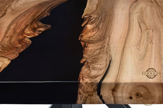 Столи з епоксидної смоли і дерева - Київ | ZenWood