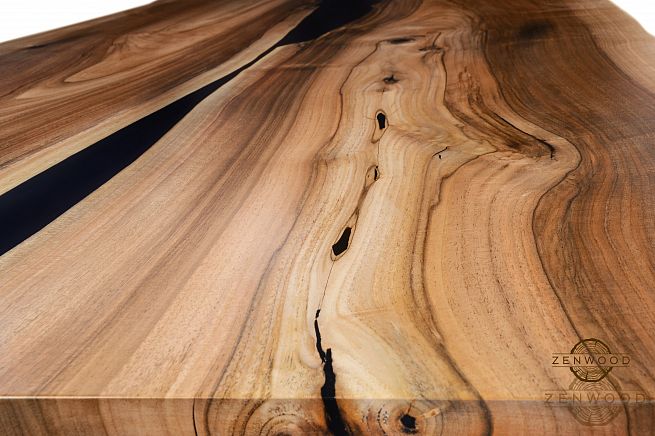 Столи з епоксидної смоли і дерева - Київ | ZenWood