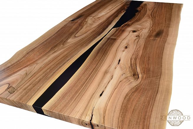 Столи з епоксидної смоли і дерева - Київ | ZenWood