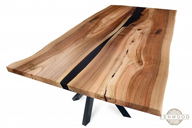 Столи з епоксидної смоли і дерева - Київ | ZenWood