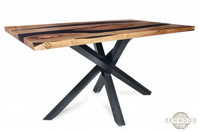 Столи з епоксидної смоли і дерева - Київ | ZenWood