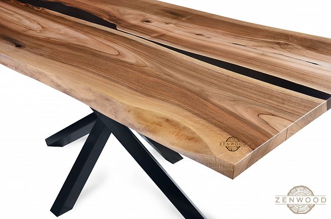 Столи з епоксидної смоли і дерева - Київ | ZenWood