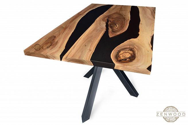 Столи з епоксидної смоли і дерева - Київ | ZenWood