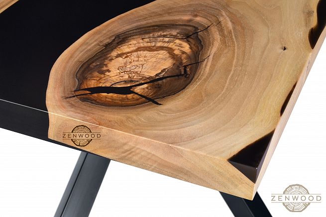 Столи з епоксидної смоли і дерева - Київ | ZenWood