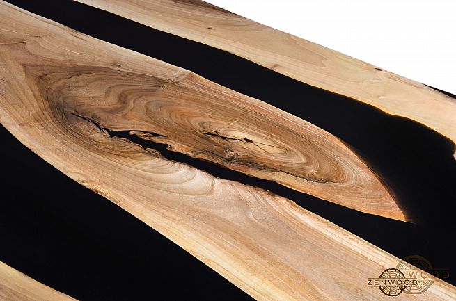 Столи з епоксидної смоли і дерева - Київ | ZenWood