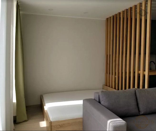 Перегородка зонування вертикальним брусом - Київ | ZenWood