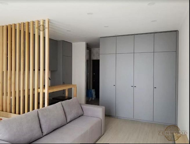 Перегородка зонування вертикальним брусом - Київ | ZenWood