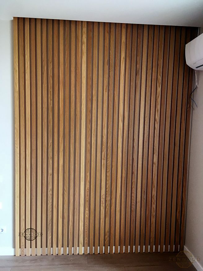 Декор стін вертикальними рейками - Київ | ZenWood