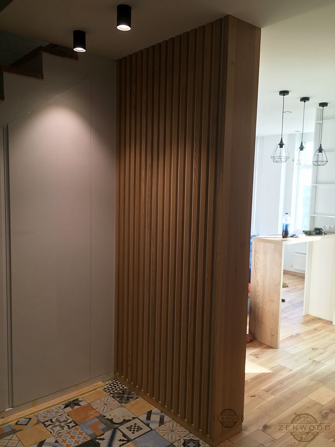 Декор стін вертикальними рейками - Київ | ZenWood