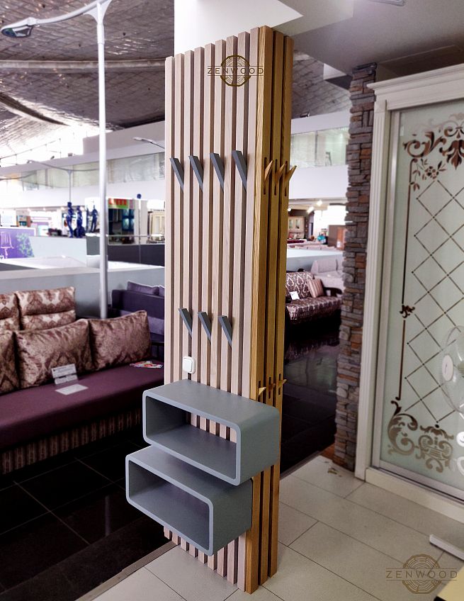 Forte - Вешалка со средними выдвижными крючками - Киев | ZenWood