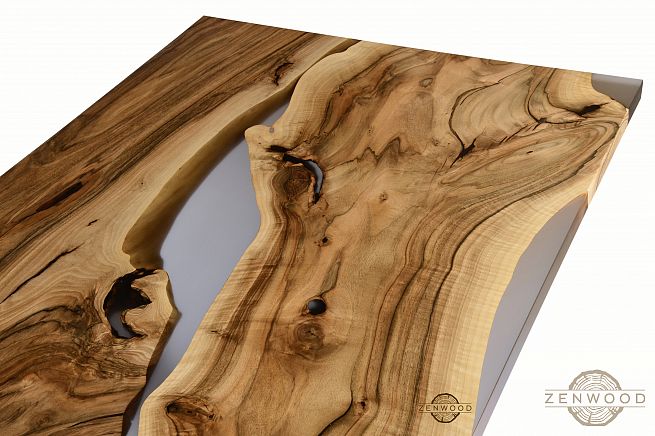 Столи з епоксидної смоли і дерева - Київ | ZenWood