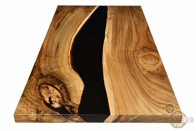 Столи з епоксидної смоли і дерева - Київ | ZenWood