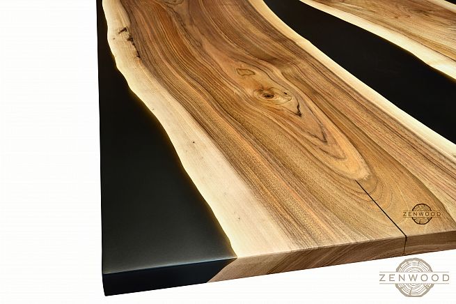 Столи з епоксидної смоли і дерева - Київ | ZenWood