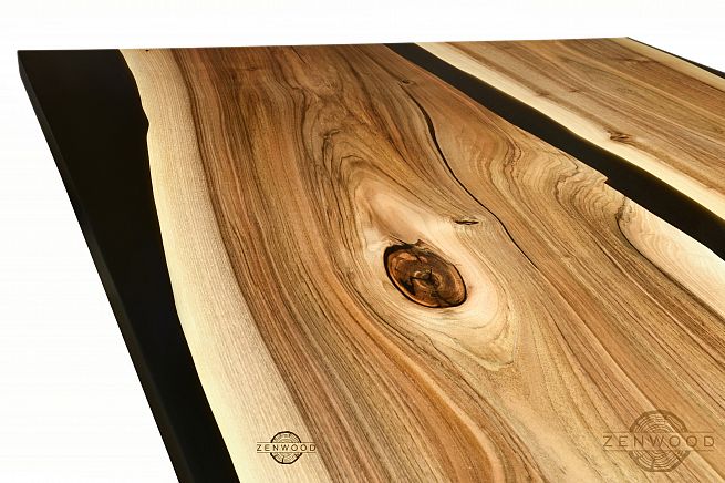 Столи з епоксидної смоли і дерева - Київ | ZenWood